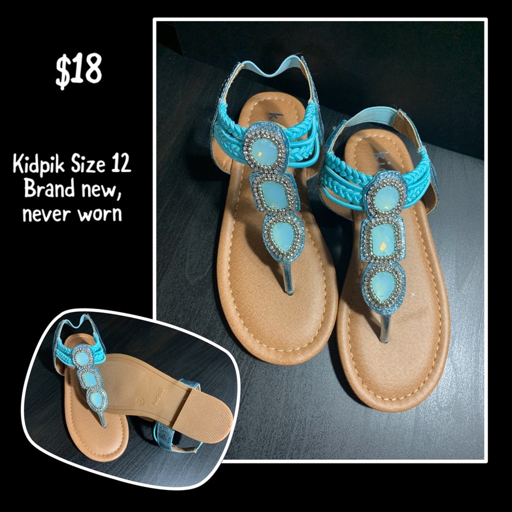 Jeweled Strappy Sandal - NWOT